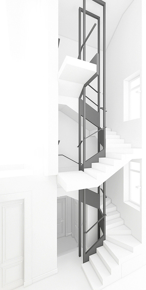 Интерьер коттеджа в стиле лофт