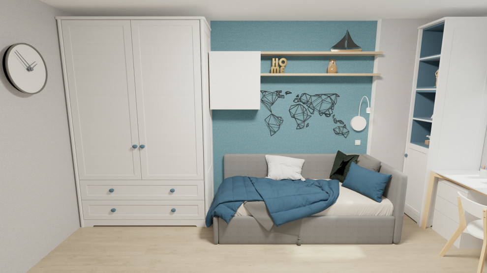 Детская для двух мальчиков 7 и 4 лет.