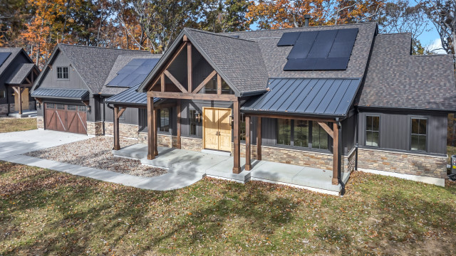 Timber Frame Home - Eureka, MO landhausstil-haeuser