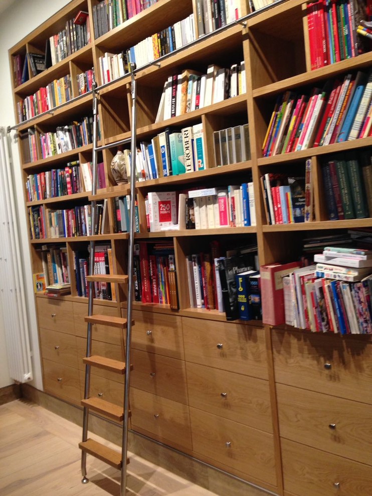 2018 _ ПОДСОСЕНСКИЙ - лестница мебельная с роликами - модель Step-30