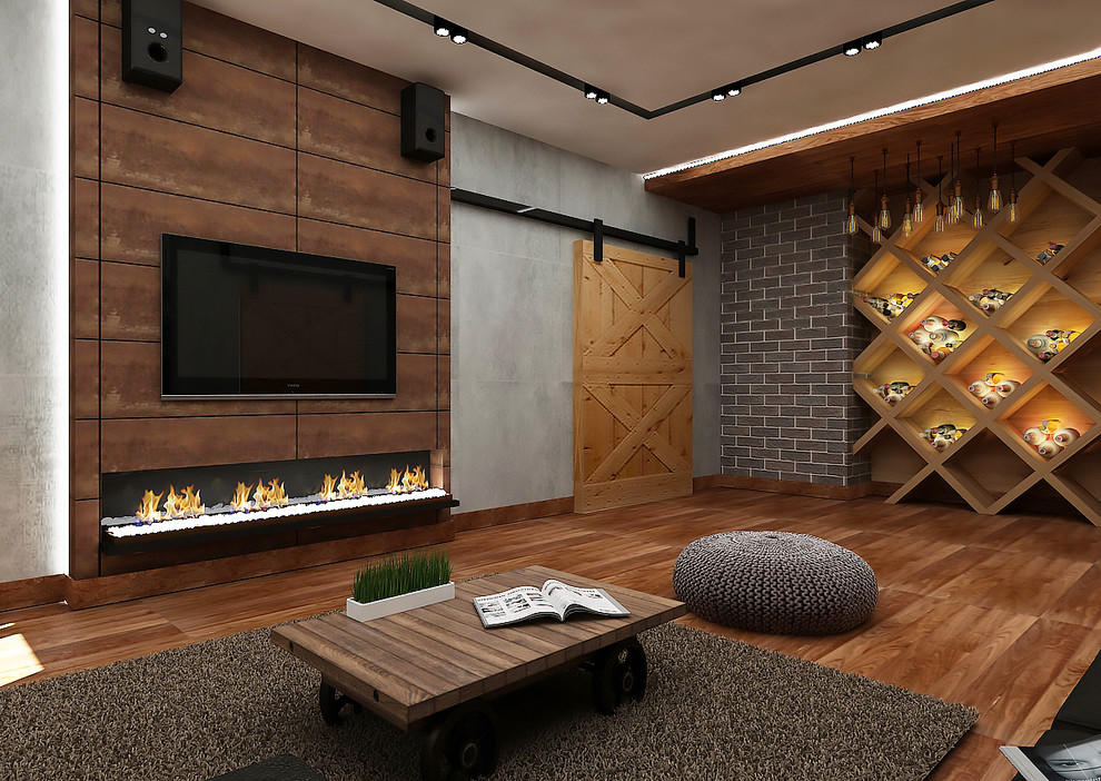 Коттедж в стиле лофт