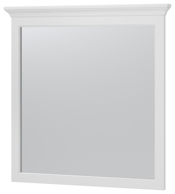 Hollis/Lawson 32" Framed Mirror, White