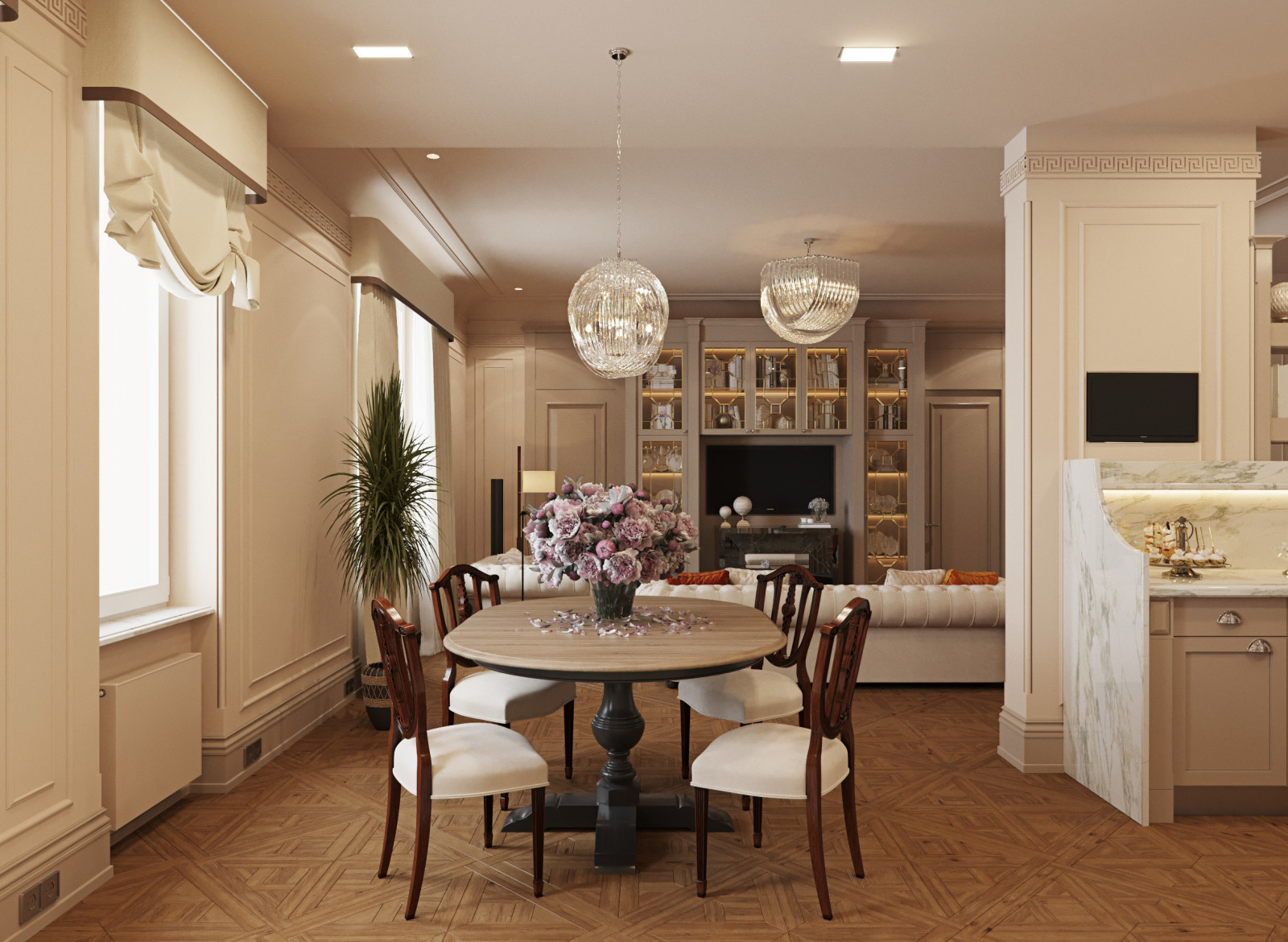 Неоклассика в ЖК "«Duderhof Club»