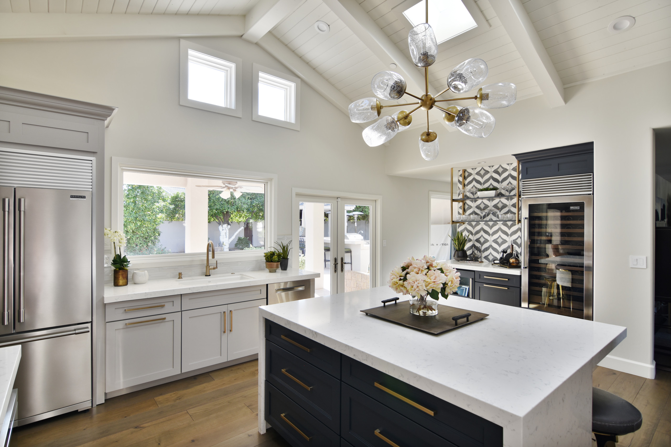 Sophisticated Transitional Kitchen & Bar