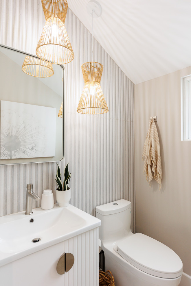 Solana Beach, Retired Right - Transitional - Powder Room - San Diego ...