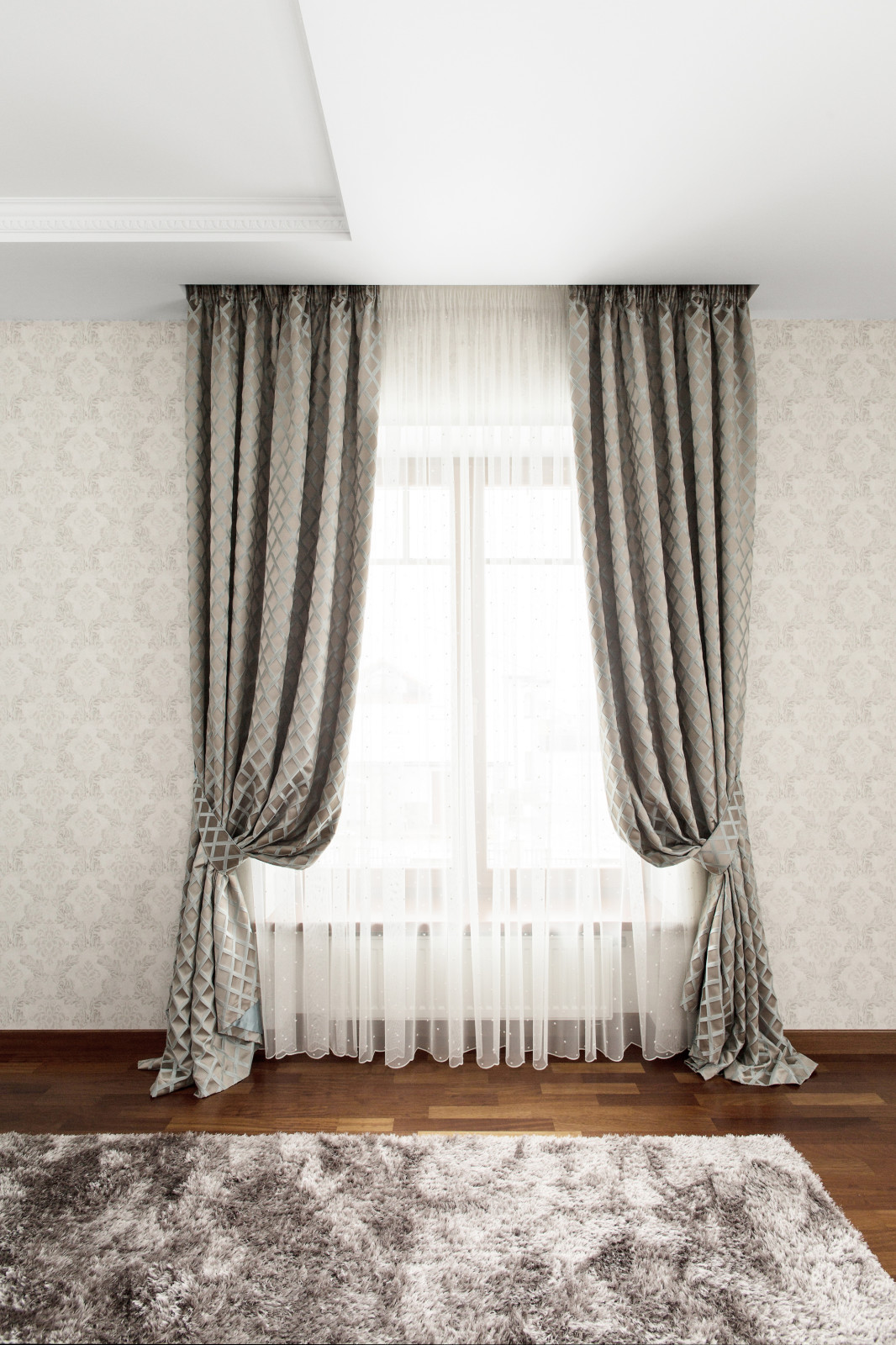 Текстильное оформление загородного дома