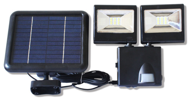 1000lumen Solar Powered Dual Heads Outdoor Motion Sensor Security 1000lumen Solar Powered Dual Heads