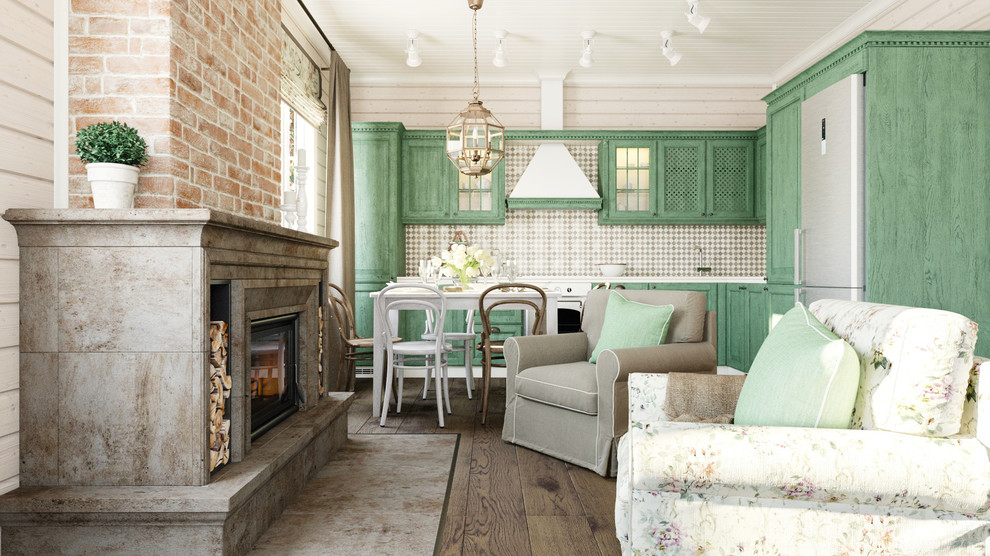 Дачный дом в стиле прованс