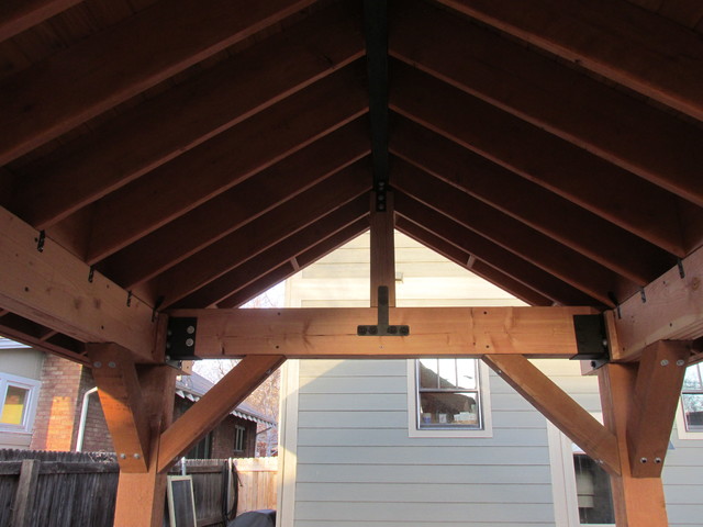 Outdoor Living Space Patio Cover Pergola With Roof
