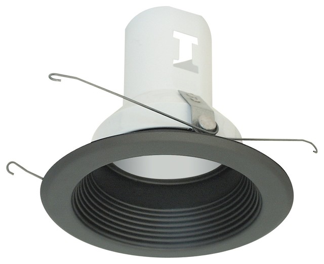 5" Metal Baffle Splay Contemporary Recessed Trims by ELCO Lighting