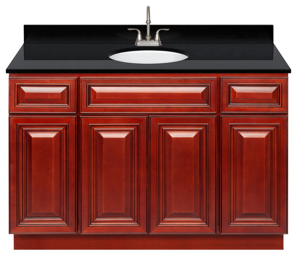 Cherry Bathroom Vanity 48