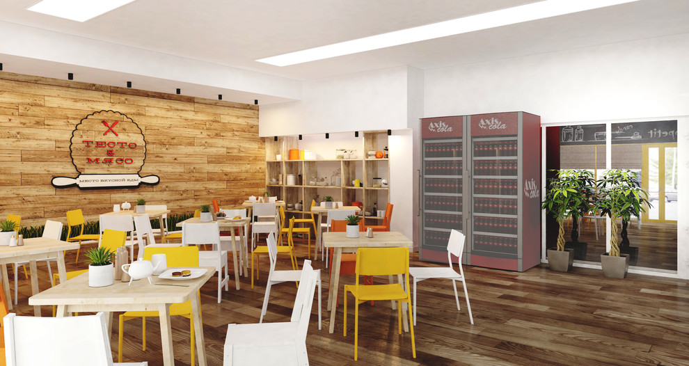 Концепция оформления кафе в гипермаркете Касторама