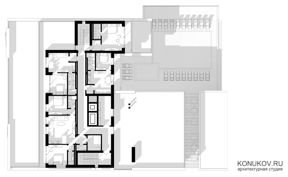 Проект мини-гостиницы в Адлере /Архитектор konukov.ru/