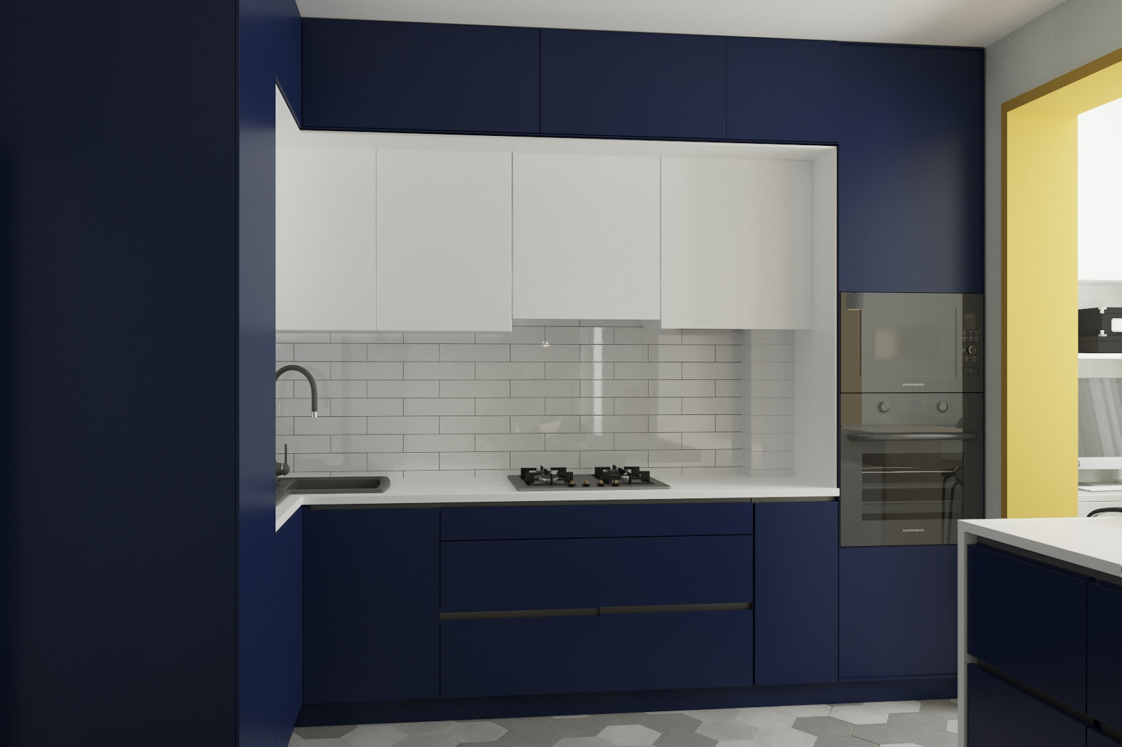 Проект 3-х комнатной квартиры в ЖК "Красный Бор"