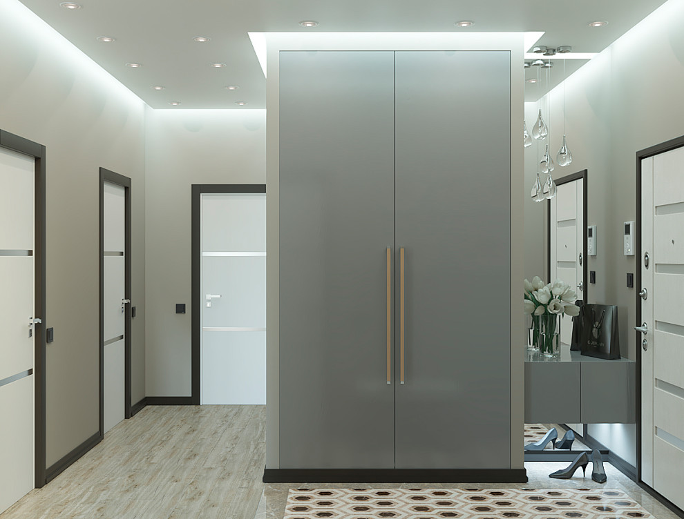 Яркая сочность. Трехкомнатная квартира на Озерной