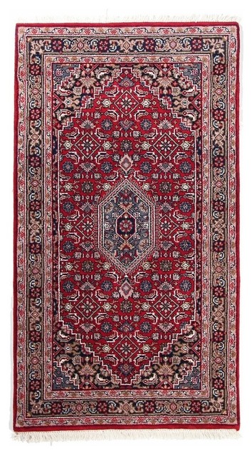 Indo Bijar Royal Oriental Rug India Hand Knotted Clic 162x90 Cm