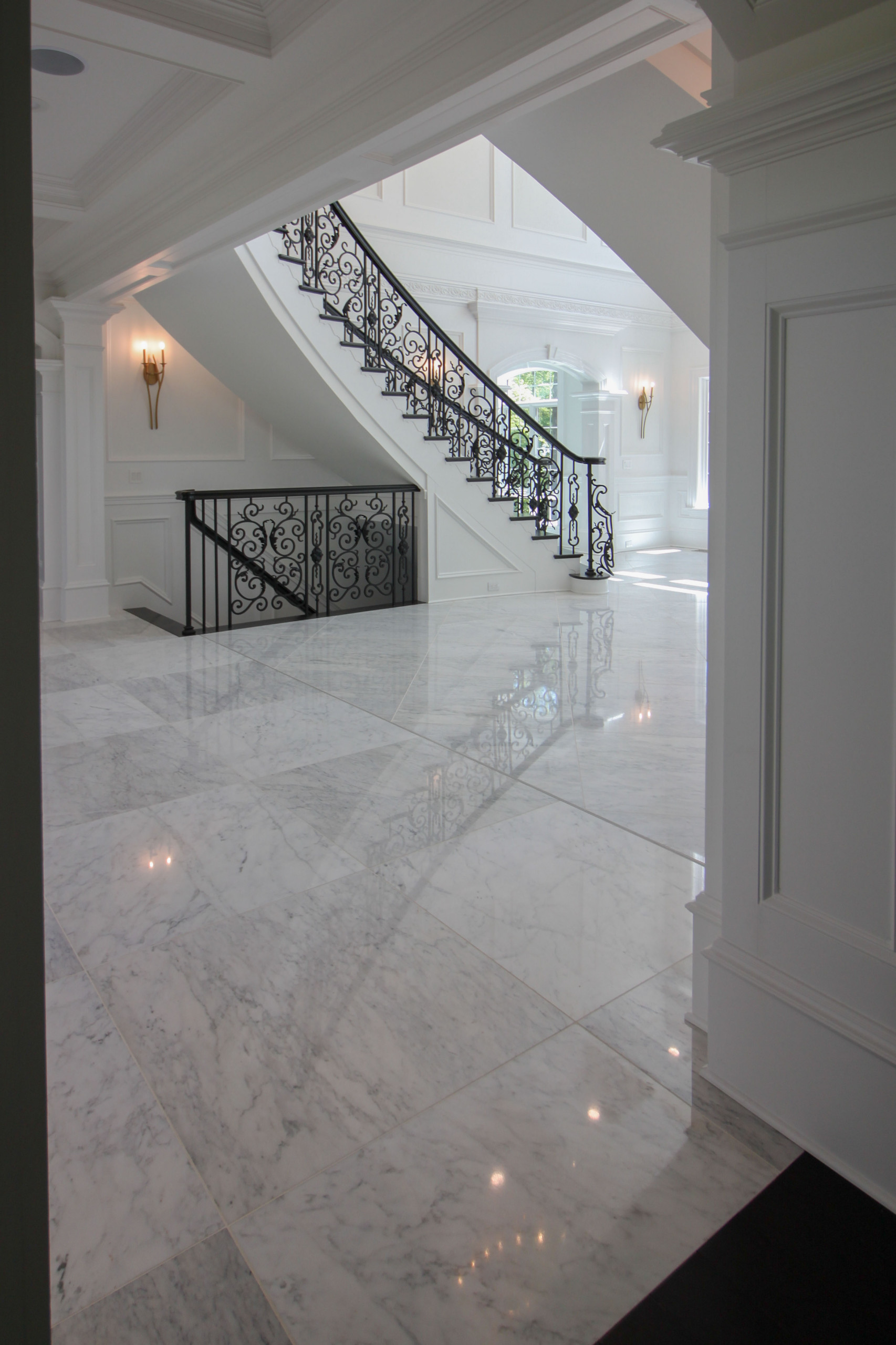 92_Grand Double Staircase in Exquisite Custom Home, Great Falls VA 22066