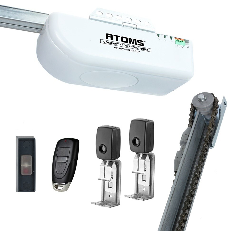 Atoms 1/2 HPS Extremely Quiet Chain Driven Garage Door Opener With
