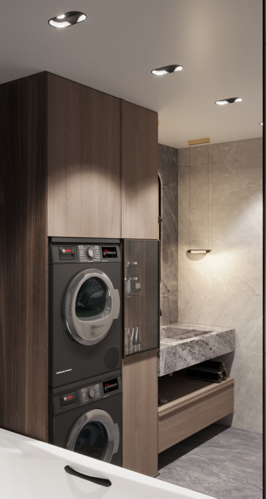 Дизайн-проект 3х комнатной квартиры в ЖК ОЗОН, площадью 98 м2