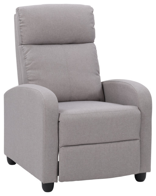 CorLiving Oren Fabric Recliner Transitional Recliner Chairs by