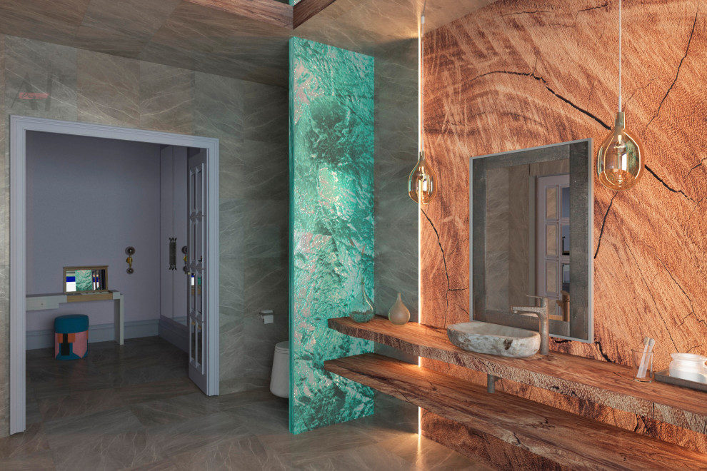 Квартира с панорамой 200 кв.м. (дипломный проект на основе реального объекта)