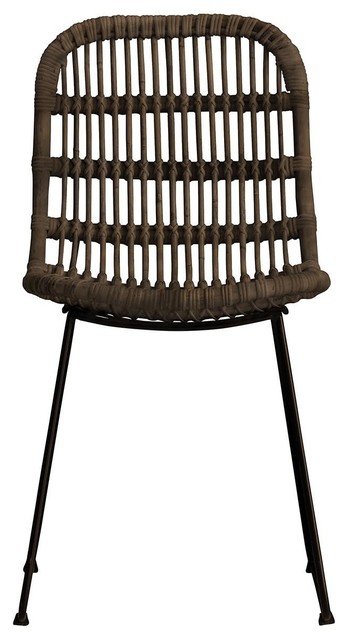 Santo Rattan Dining Chairs, Set of 2