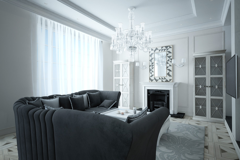 Интерьер таунхауса в Москве.