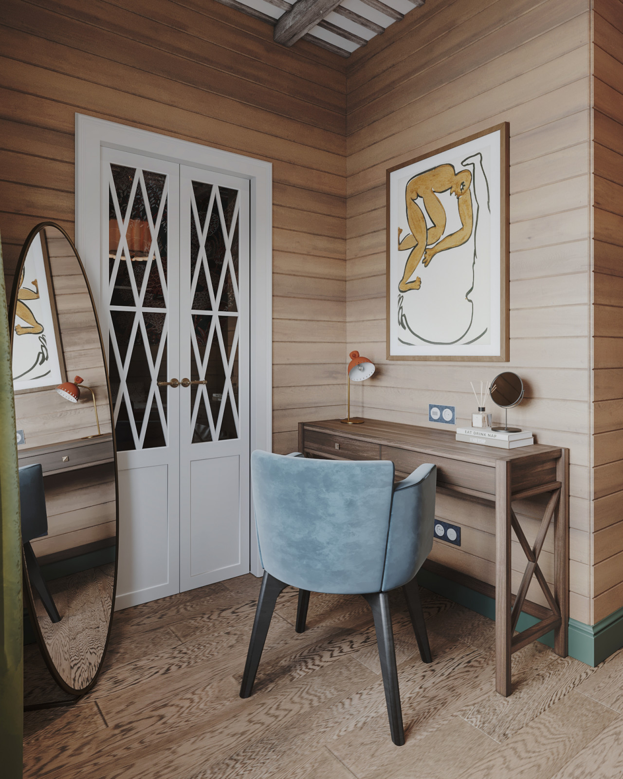 Загородный дом для молодой семьи с котами