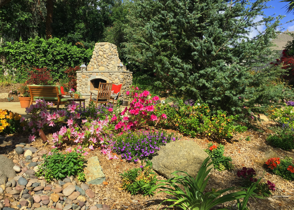 Inspiration for a rustic landscaping in San Diego.