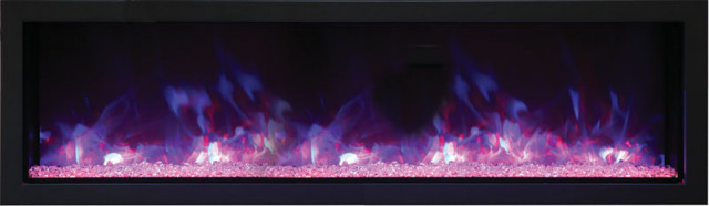 55" X-Slim Indoor or Outdoor Electric Built-in only with black steel surround