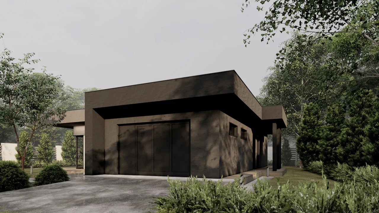 Дом с круговой террасой | 158 м²