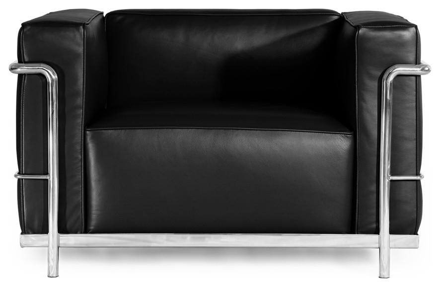 Roche Chair, Black Aniline Leather