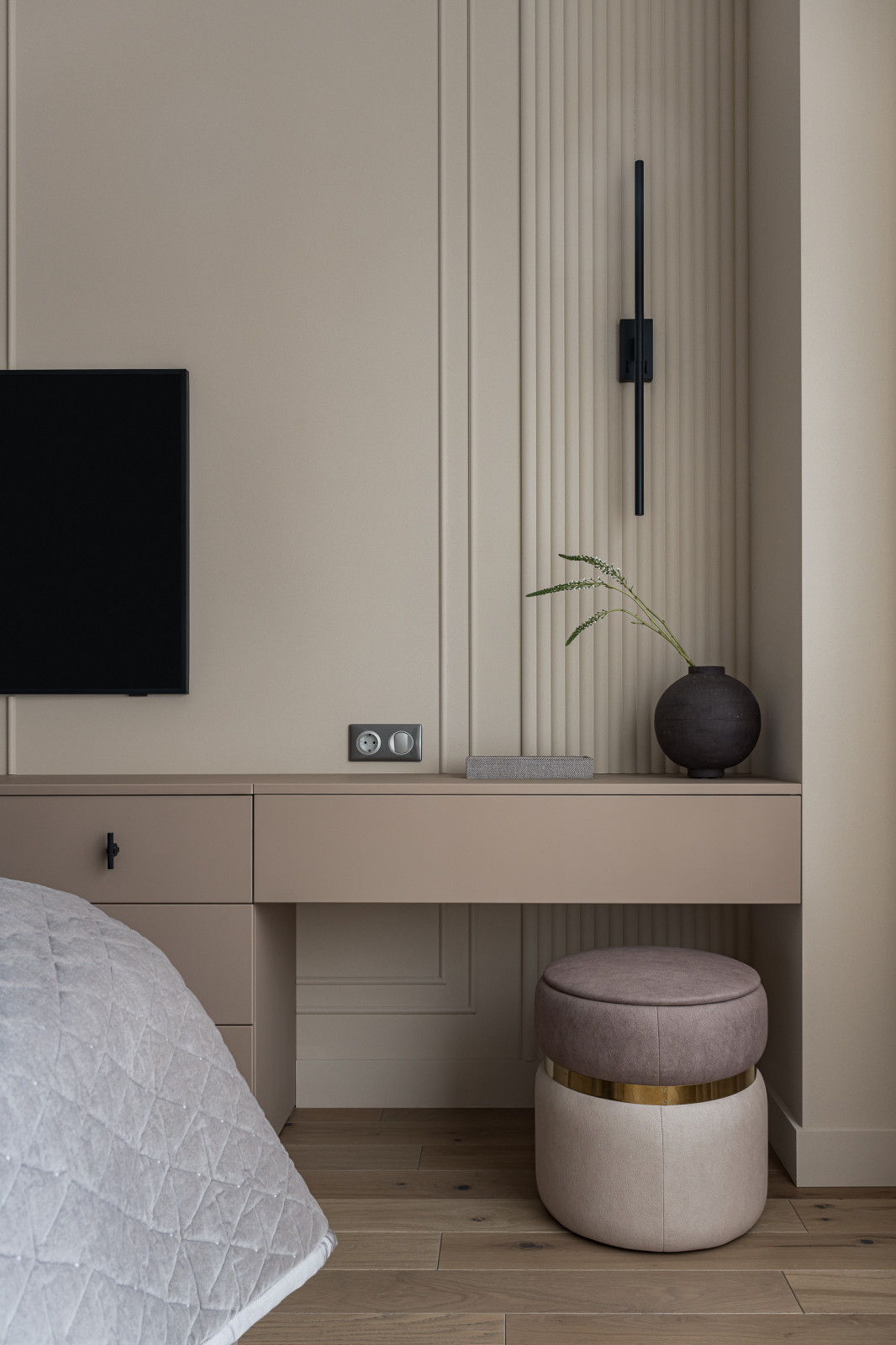 Фото спальни из реализованного проекта