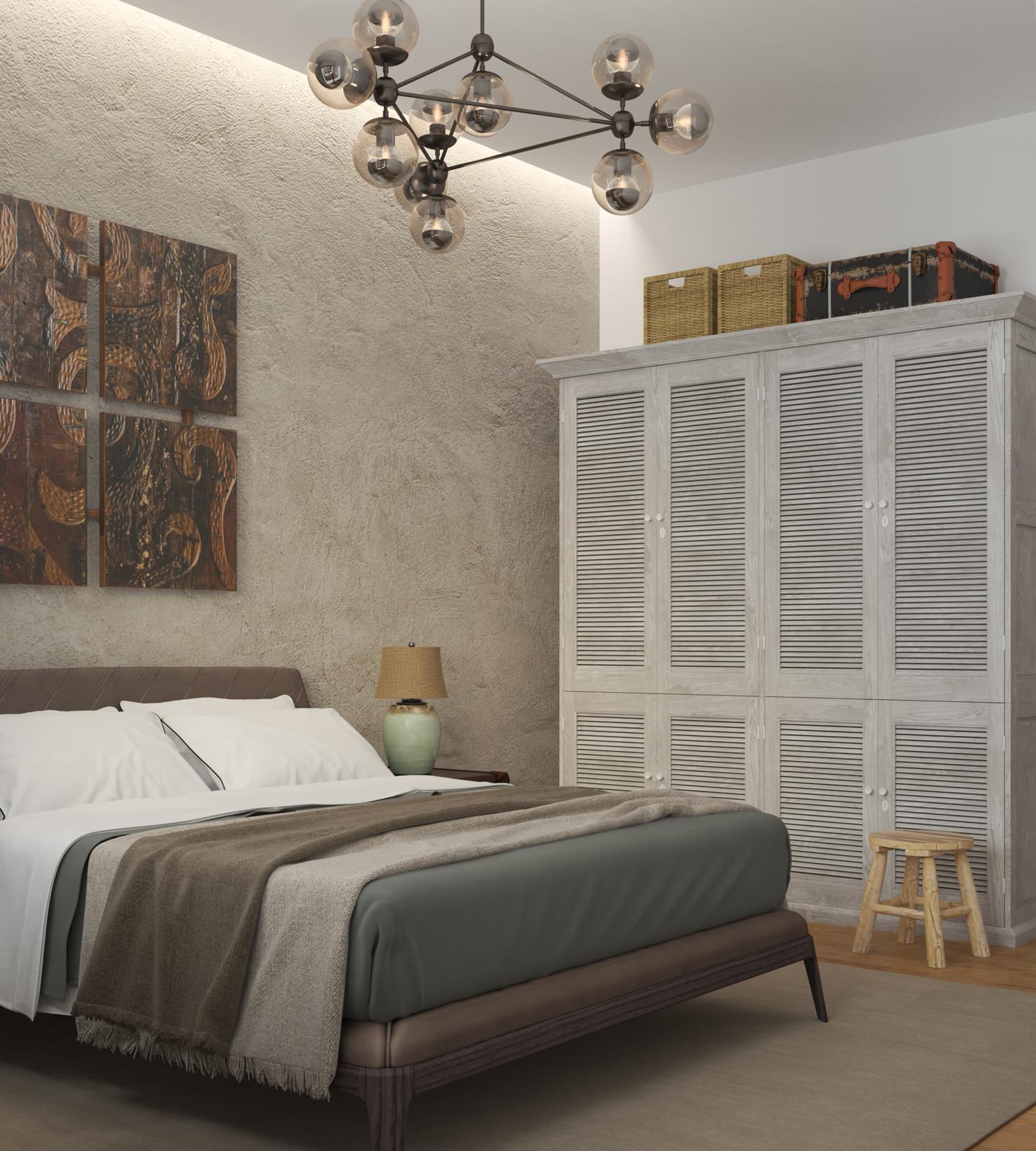 дизайн-проект интерьера деревянного загородного дома