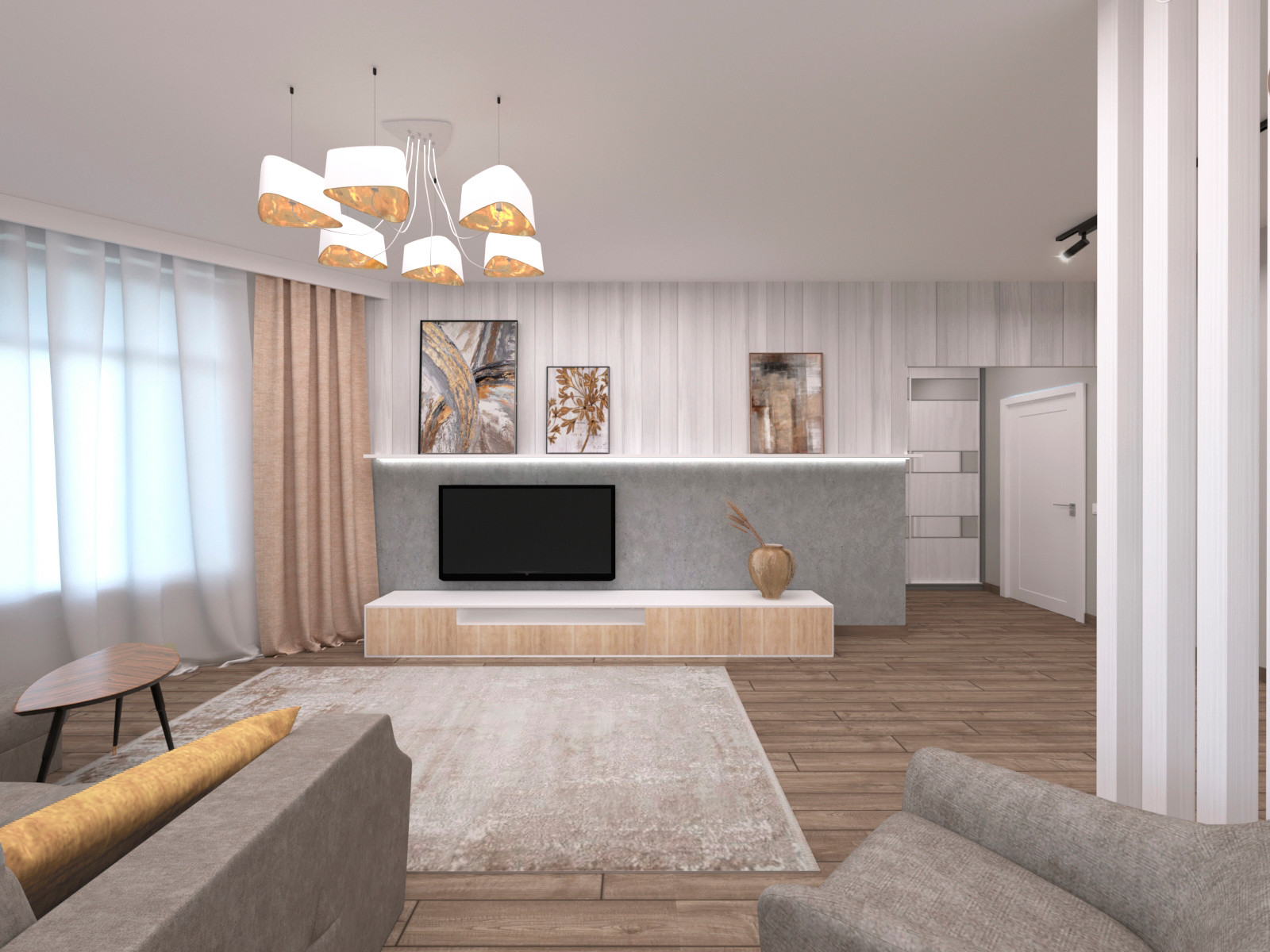 Сканди интерьер в Нижневартовске