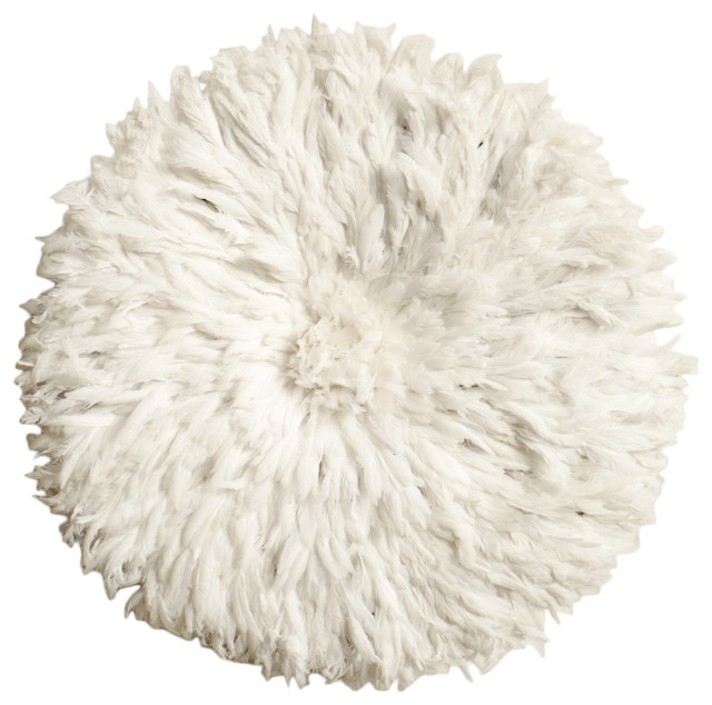 White Juju Hat Wall Art Contemporary Wall Accents by Design Mix
