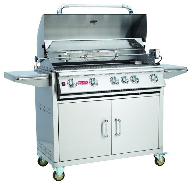 Brahma Cart With Lights Contemporary Outdoor Grills By Shop