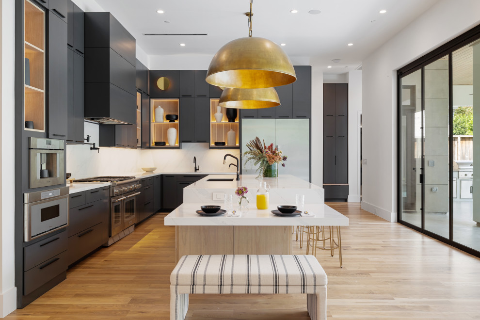 Modern Interior Design Custom Build Home - Contemporary - Kitchen ...
