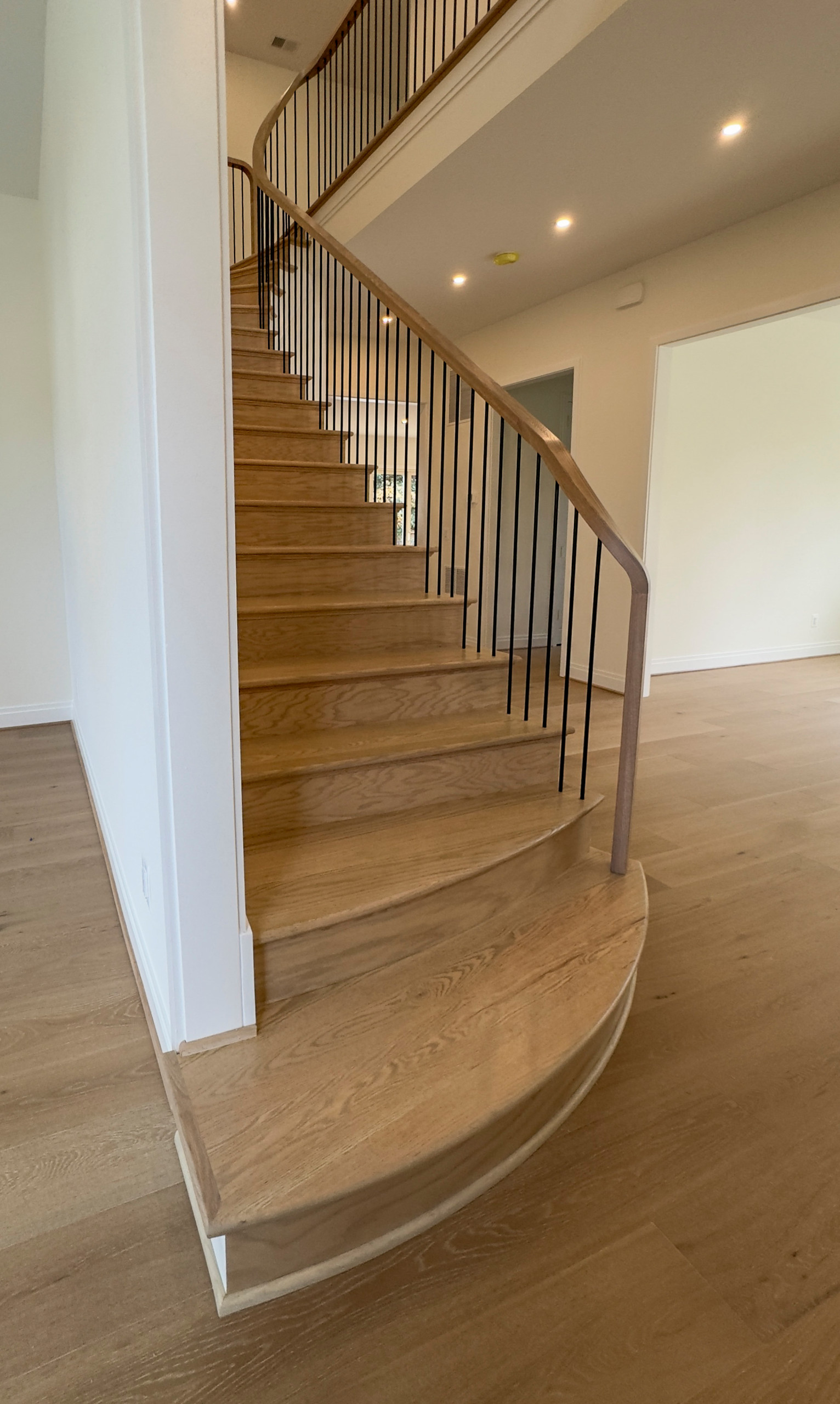 144_Attractive Transitional Staircase in Impressive Modern Home, Vienna VA 22180