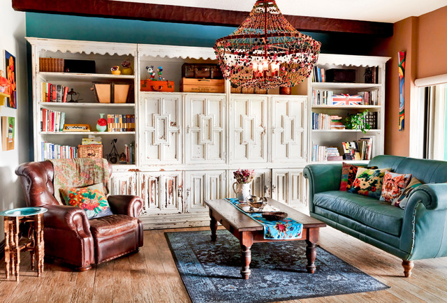 My Houzz: Blue Stallion Farm eclectic-living-room