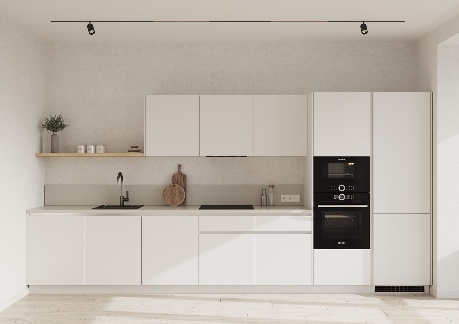 Визуализация современной кухни