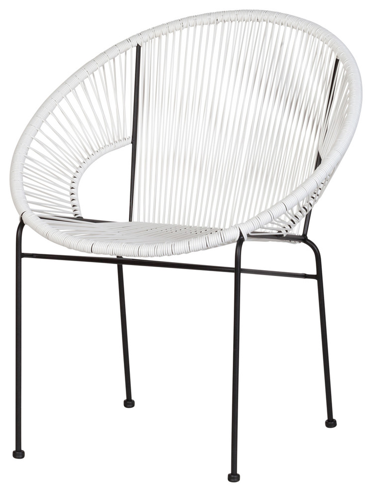 ixtapa white lounge chair