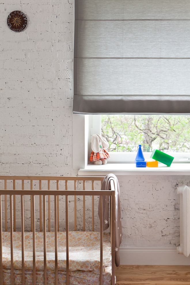 Римские шторы для квартиры в стиле софт-лофт