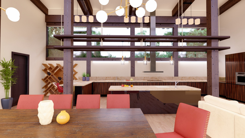 СПА комплекс с бассейном, сауной, барбекю и хоз.блоком