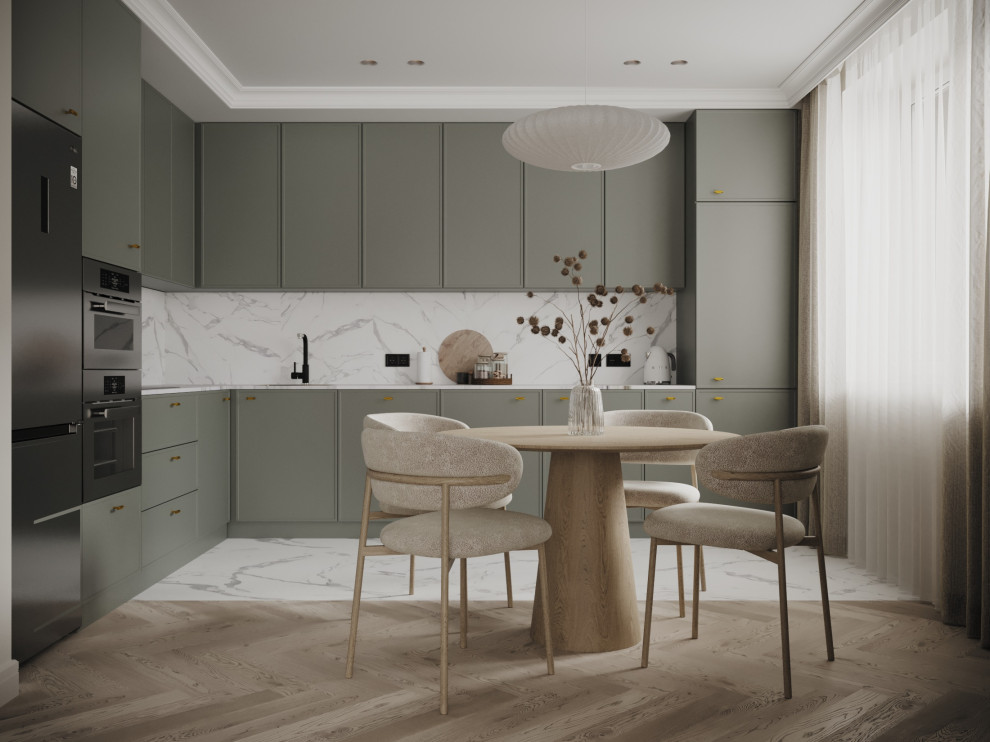 Уютная квартира в спокойных светлых оттенках