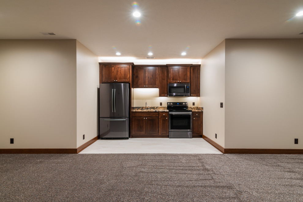 Basement - rustic basement idea