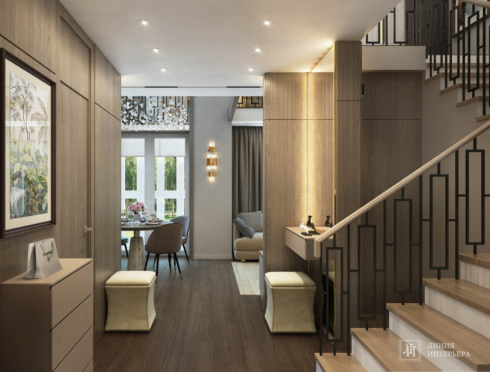 Дизайн интерьера 2-х уровневой квартиры