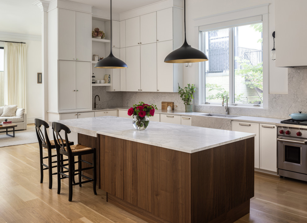 The Twofold House - Transitional - Kitchen - DC Metro - by CACAO