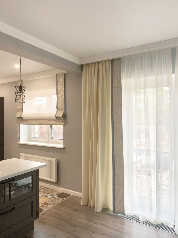 Текстильный проект загородного дома для молодой пары