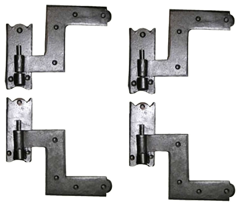 Shutter Hinge Iron Adjustable and Rustproof Finish Set of 2